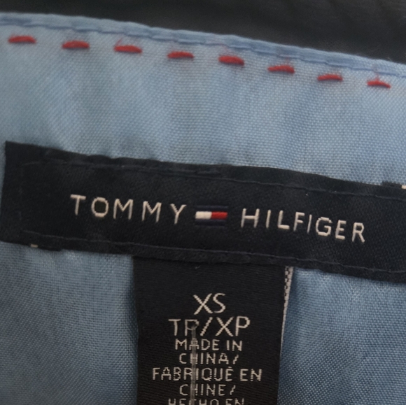NWOT blue lepoard rain jacket- Tommy Hilfiger - Picture 5 of 6